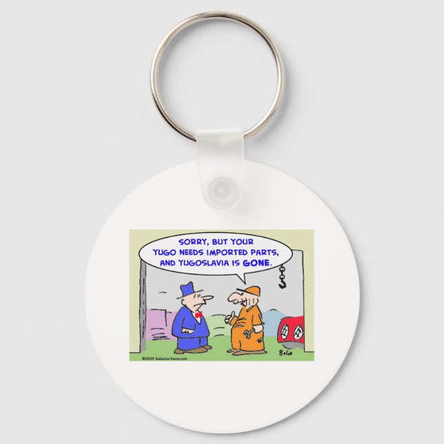 Jugoslavien importerat delar nyckelring (Framsida)