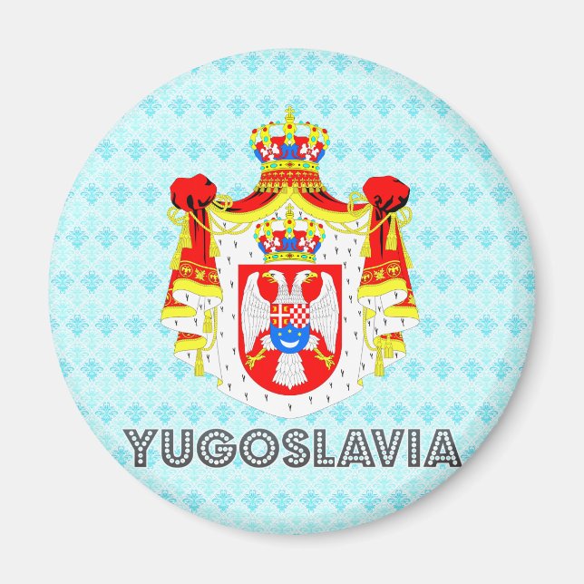 Jugoslavien Jackar om Arm Magnet (Framsidan)