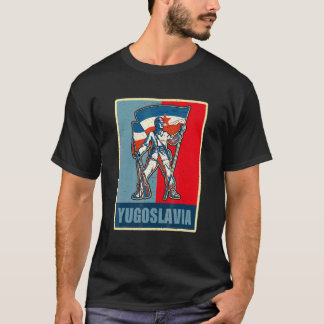 Jugoslavien Jugo Jebiga Tito Balkan Sfry Jugoslavi T Shirt