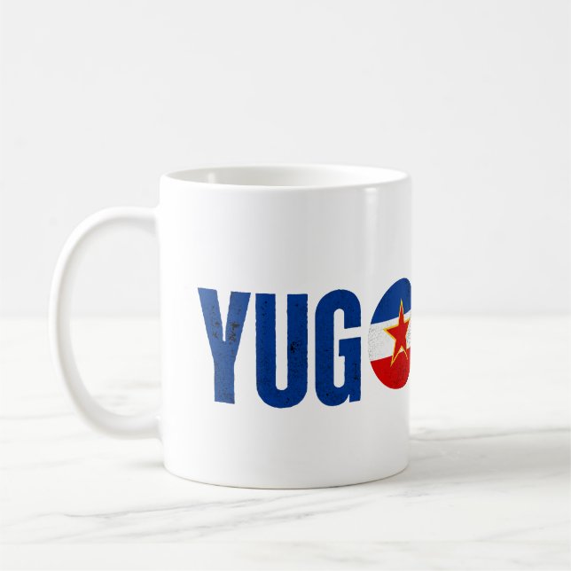 Jugoslavien / Jugoslavija Kaffemugg (Vänster)
