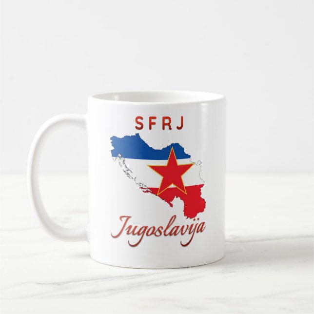 Jugoslavien/Jugoslavija Kaffemugg (Vänster)