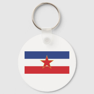 Jugoslavien Keychain Nyckelring
