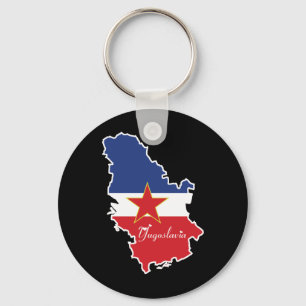 Jugoslavien Keychain Nyckelring