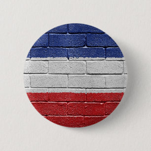 Jugoslavien kungarikeflagga knapp