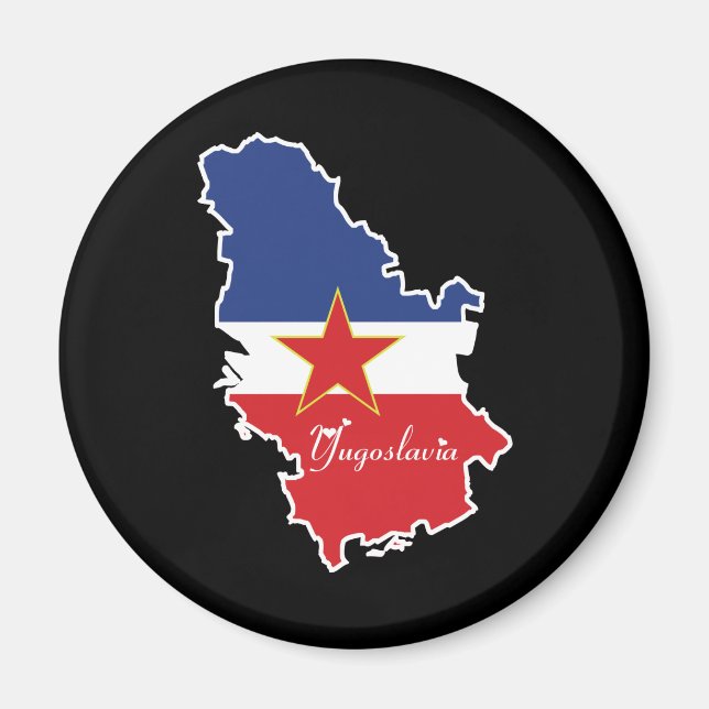 Jugoslavien Magnet (Framsidan)