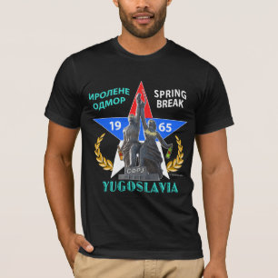 Jugoslavien påsklov 1965 (mörk) t-shirt