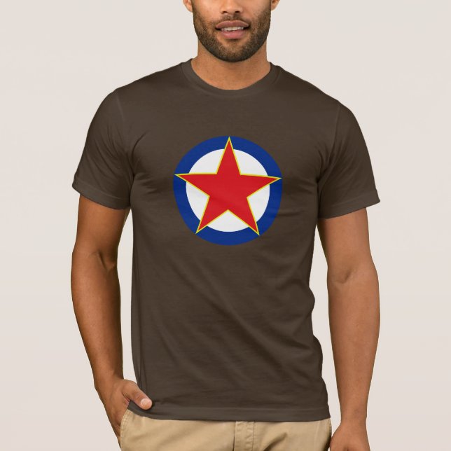Jugoslavisk flygvapent-skjorta tee shirt (Framsida)