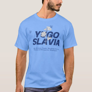 Jugoslawien Balkan Shirt mit Blumen T Shirt