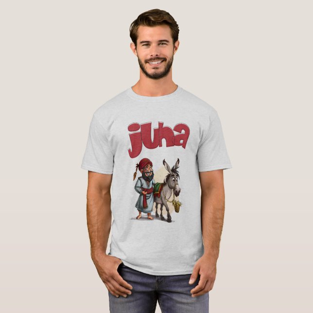 Juha the Trickster - Funny Stories och Satire T Shirt (Hel framsida)
