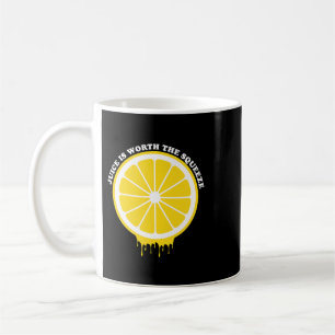 Juice är värd Squeeze Lemon Kaffemugg