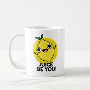 Juice Be dig att vara en bra, positiv frukt Lemon  Kaffemugg