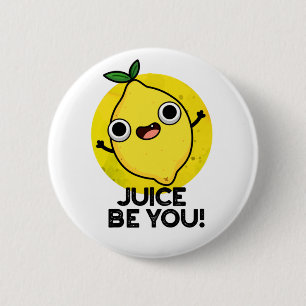 Juice Be dig att vara en bra, positiv frukt Lemon Knapp