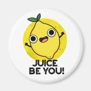 Juice Be dig att vara en bra, positiv frukt Lemon Magnet