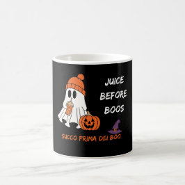 Juice before Boos - Halloween Ghost & Pumpkin Kaffemugg