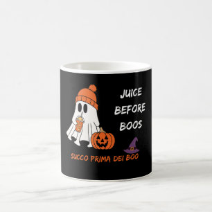 Juice before Boos - Halloween Ghost & Pumpkin Kaffemugg