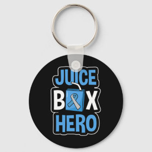 Juice Box Hero Diabetes Blue Ribbon Diabetic Ketoa Nyckelring