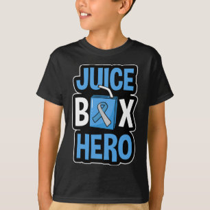 Juice Box Hero Diabetes Blue Ribbon Diabetic Ketoa T Shirt