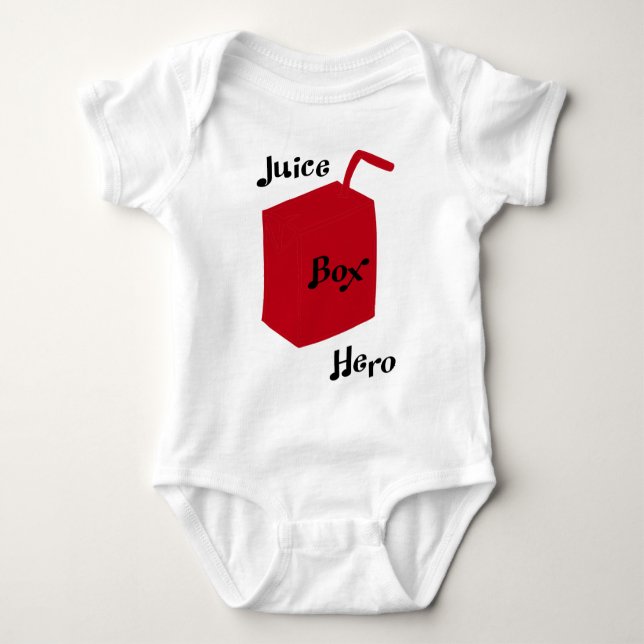 Juice Box Hero Kids Shirt av U.S. Anpassningsbar B T (Framsida)