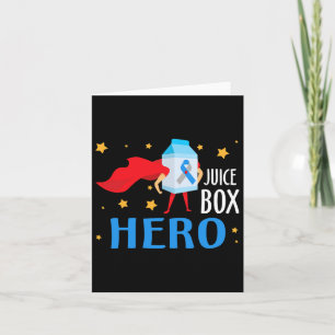Juice box Hero typ 1 T1d Diabetes Awaren Kort