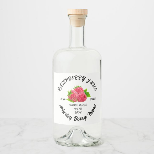 Juice Preserve Personlig Classic Cla Spritflaskor Etikett (Framsida)