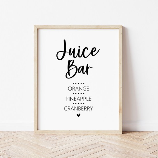 Juice Pub Sign Poster (Skapare uppladdad)
