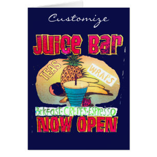 Juice Pub Sign Thunder_Cove Hälsningskort