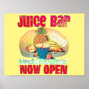 Juice Pub Sign Thunder_Cove Poster
