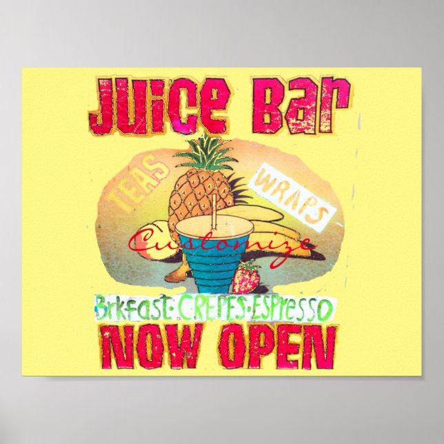 Juice Pub Sign Thunder_Cove Poster (Framsidan)