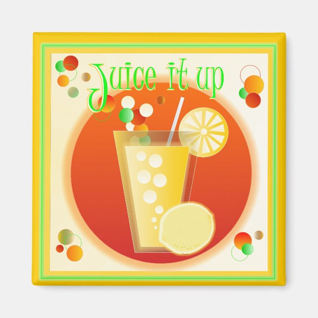 Juice Up Cocktail Magnet (Framsidan)