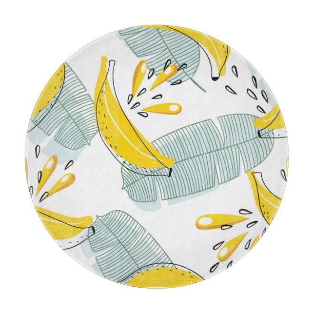 Juicy Bananas Bright Vintage Mönster (Framsidan)