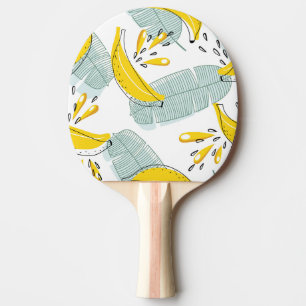 Juicy Bananas Bright Vintage Mönster Pingisracket