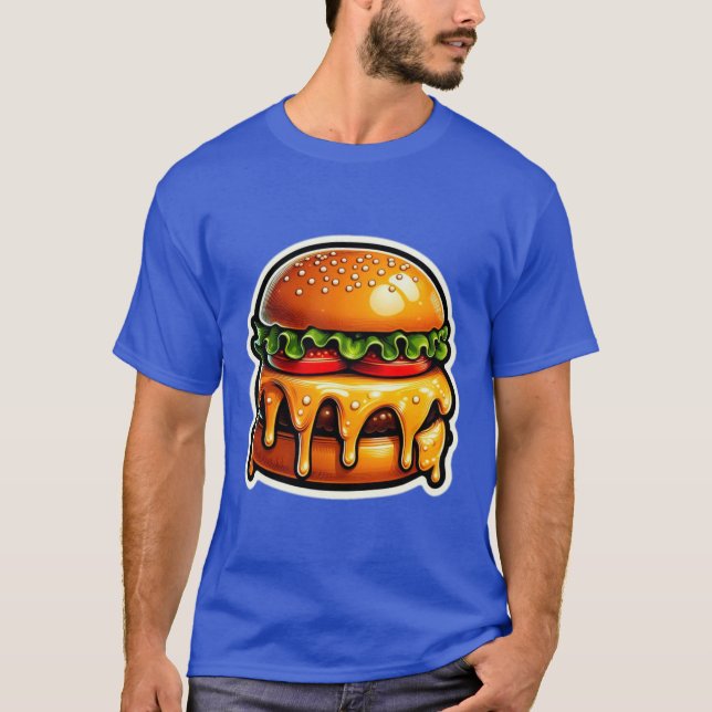 JUICY CHEESEBURGER 10 T SHIRT (Framsida)
