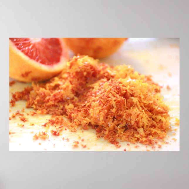 Juicy Citrus Blood Oranges and Zest Poster (Framsidan)