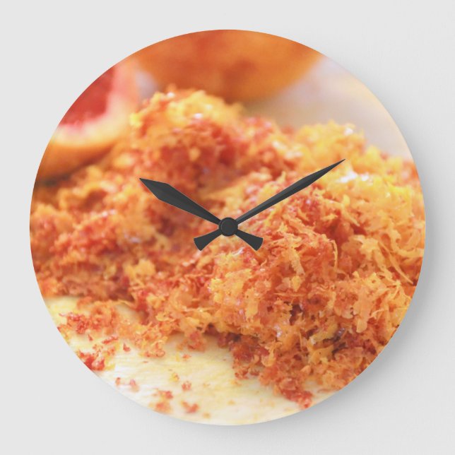 Juicy Citrus Blood Oranges and Zest Stor Klocka (Framsida)