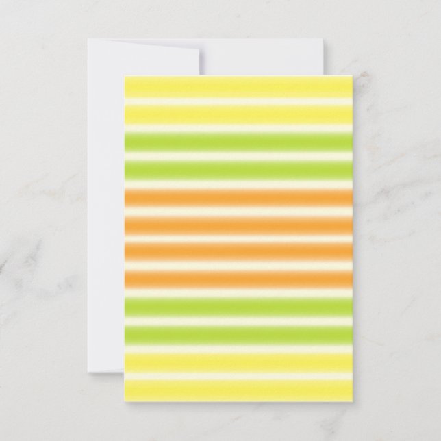 Juicy Citrus Lemon Lime and Orange Rand Kort (Framsida)