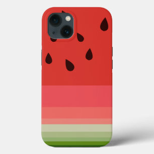 Juicy Delicious Ripe Watermelon with Seeds Design