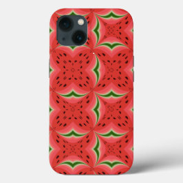 Juicy Delicious Ripe Watermelon with Seeds Design