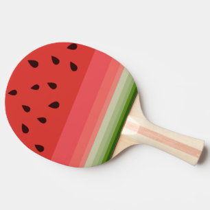 Juicy Delicious Ripe Watermelon with Seeds Design Pingisracket
