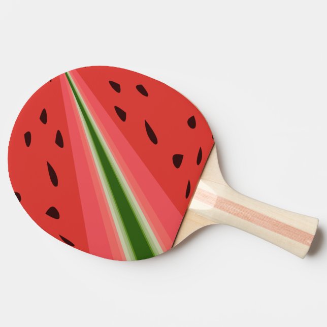 Juicy Delicious Ripe Watermelon with Seeds Design Pingisracket (Sidan)
