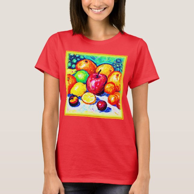 Juicy Delight Fruits. Köp nu T Shirt (Framsida)