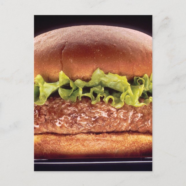 Juicy Hamburger Vykort (Framsida)