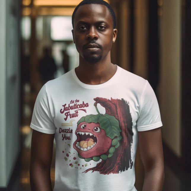 Juicy Jabuticaba Surprise: Fruits Mouth Agape T Shirt (Skapare uppladdad)