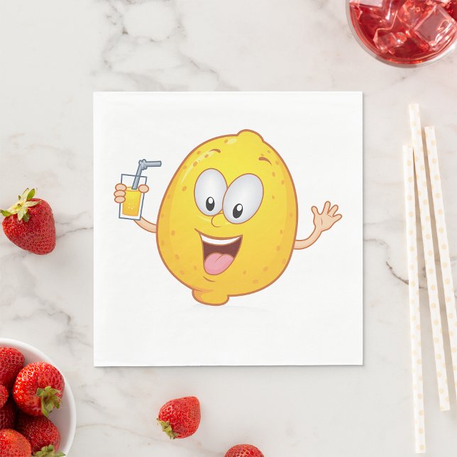 Juicy Lemon Drink Pappersservett (Skapare uppladdad)