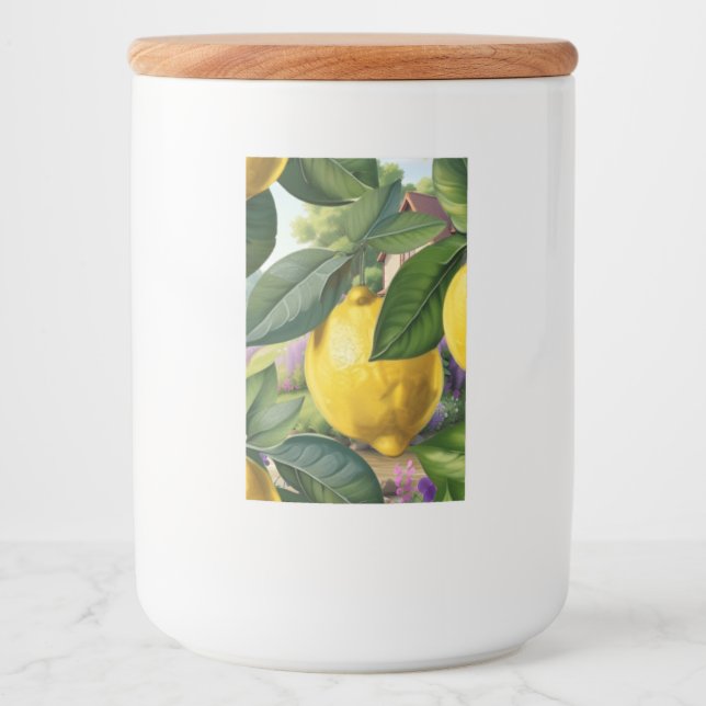 Juicy lemons mat etikett (Framsida)