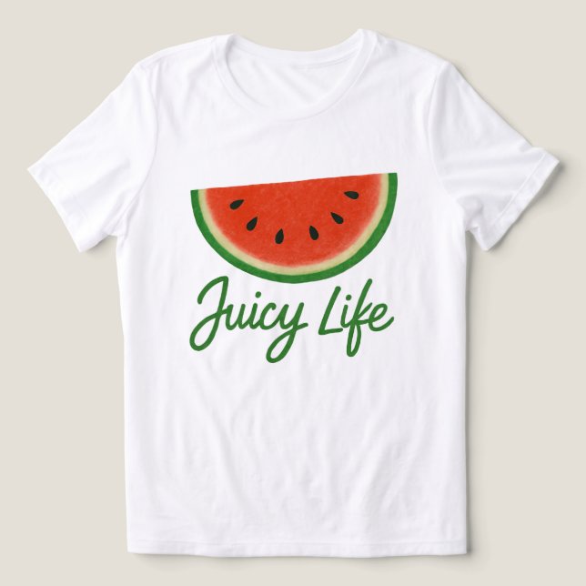 Juicy Life T Shirt (Design Framsida)