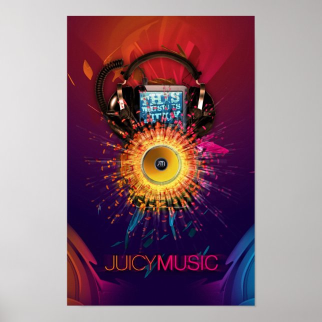 Juicy Music Poster 2010 (Framsidan)