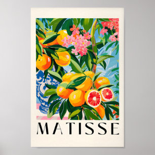 Juicy Orange Art, Fruit Wall Art, Spain Decor, M Poster