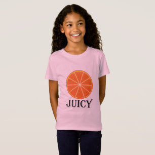 Juicy Orange - Girls Bra Jersey T-Shirt
