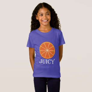 Juicy Orange - Girls Bra Jersey T-Shirt