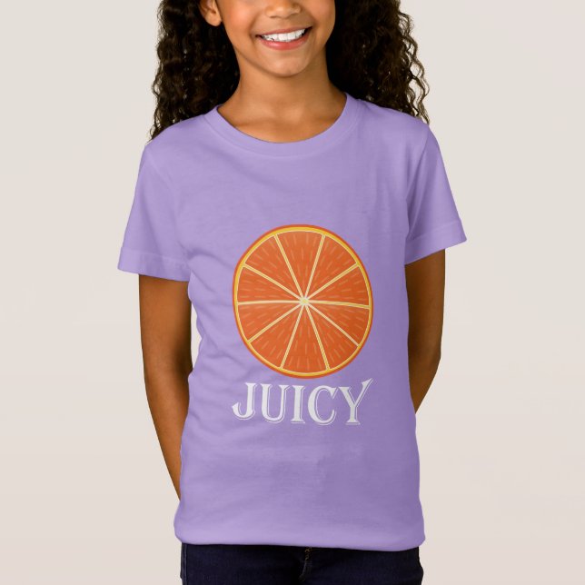 Juicy Orange - Girls Bra Jersey T-Shirt (Framsida)